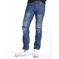 thumbnail image 4 of MEN'S SEQUOIA FIVE POCKETS MOTO SLIM FIT JEANS, 4 of 11