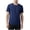 Dark Blue., variant on Men's Casual Loose T-Shirts,Crew Neck Short Sleeve Tops,Solid Color Athleisure Workout Cool Touch Breathable Fast Drying Ice Silk Half Sleeve Summer Performance T-Shirts