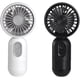 thumbnail image 1 of 2 paquetes de mini ventiladores portátiles de mano, ventilador personal recargable por USB, ventilador de mano pequeño con pilas con 3 velocidades, 1 of 5