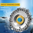 thumbnail image 4 of Amdohai 4 Inch 14 Grinder Chain Disc 16mm Arbor Wood Carving Disc for 100/115 Angle Grinders, 4 of 7