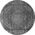 thumbnail image 1 of Ahgly Company Indoor Round Persian Gray Traditional Area Rugs, 5' Round, 1 of 1