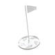 thumbnail image 1 of Taza para poner con bandera, bandera verde para poner, palo para bandera de golf con astillas, copa con orificio para bandera de golf, tapa para taza, 1 of 9
