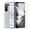Gray, variant on Dteck Phone Case for Samsung Galaxy Z Fold 7 5G 2025 with Tempered Glass Screen Protector Wrist Strap Rugged TPU Anti-Slip Slim Thin Hoder Stand Cover for Women Men, Clear