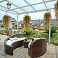 thumbnail image 4 of EGYMEN 2PCS Artificial Hanging Flowers, Faux Flower Vines, Plastic Greenery for Home Decoration, Lifelike Plant Decor, Indoor Outdoor Simulation Plants, 4 of 6