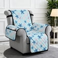 thumbnail image 2 of TSOVTHRID Blue Starfish Print Recliner Chair Cover Non Slip Chair Covers for Reclining Chairs with Pocket Washable Reclining Chair Cover Stay in Place Furniture Protector for Pets, 2 of 7