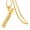 Gold, variant on Mens 18k Gold Plated Iced Out Cigarette Holder Stainless Steel CZ Pendant Hip Hop Necklace