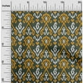 thumbnail image 1 of oneOone Silk Tabby Fabric Stripe & Paisley Ikat Decor Fabric Printed BTY 42 Inch Wide, 1 of 4