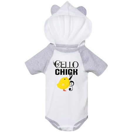 

Inktastic Cello Chick Cellist Orchestra Music Gift Baby Girl Bodysuit