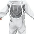 thumbnail image 4 of Hot Deal! Mellifera Beekeeping Protective Suit Economic Fullbody Coverage Breathable Cotton Material for Comfort and Maintain for Collection and Beekeeping Activities,Bee Keeping Supplies-All, 4 of 7