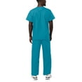 thumbnail image 2 of Adar Universal Unisex Scrubs - Unisex Drawstring Scrub Set - 701 - Teal Blue - M, 2 of 7