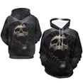 thumbnail image 4 of LAOLIUSN Soul Men's Skull Pattern 3D Print Fashion Design Hoodies Sweatshirt, S-4XL, 4 of 7