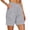 Light Gray, variant on Bermuda Linen Shorts for Women High Waisted Casual Yoga Shorts Loose Summer Shorts with Pockets, L