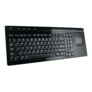 Logitech Cordless MediaBoard Pro - Keyboard - Bluetooth - US - black