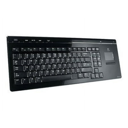 Logitech Cordless MediaBoard Pro - Keyboard - Bluetooth - US - black