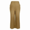 thumbnail image 6 of Kelon Women's Casual Pants, Women Cotton Linen Wide Leg Pants High Waisted Spring Summer 2026 Business Casual Outfits Slacks Trousers Dressy Palazzo Pants Pockets, 2XL, 6 of 6
