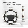 thumbnail image 3 of XMXT Hassam Eye Hand Steering Wheel Cover, Elastic Non-Slip Universal Fit Car Decor Accessories Protector for Auto SUV Trucks, 3 of 8