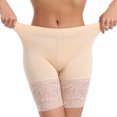 thumbnail image 4 of XIAONU Women's Lace Safety Shorts Stretch Fit Casual Bottoms, 4 of 6