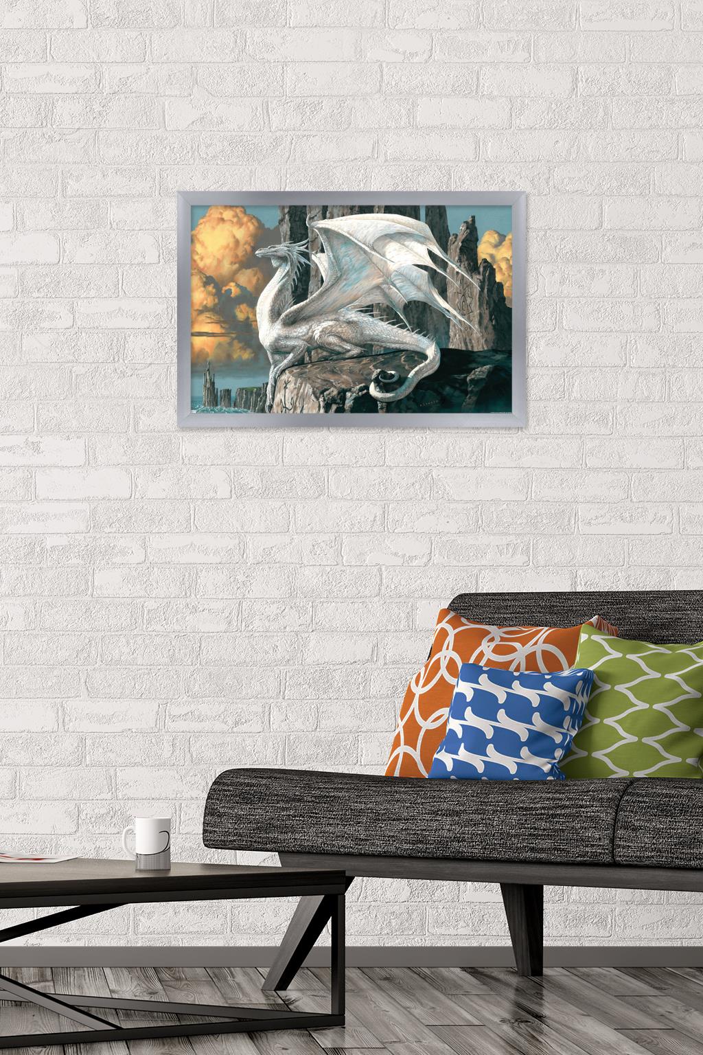 Ciruelo - Hobsyllwin Wall Poster, 14.725" x 22.375", Framed