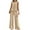 Beige, variant on LLYWEY Wide Leg Pants Sets Women 2 Piece Outfits Summer Casual Loose Crew Neck Sleeveless Tank Tops and Elastic Waist Pull on Long Pants Two Piece Outfit Sets New-20 Beige XXL
