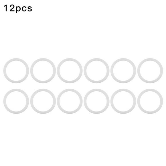 Jar Seal O-ring Can Lid Sealing seal o-ring silicone seal Tool Flexible Silicone O Shape Seal Ring with Groove, 70mm, 12pcs