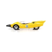 Speed Racer Shooting Star # 9 مع Speed X Figure ، أصفر - Auto World AWSS125 - 1 / 18 مقياس Diecast Model Toy Car