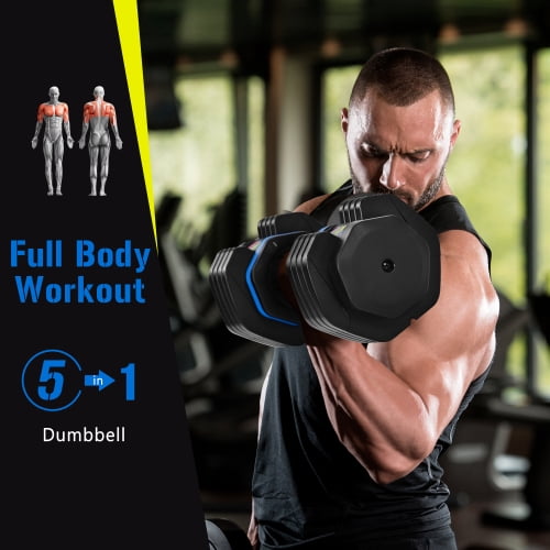 Merax deluxe 715 pounds adjustable dial dumbbell clearance