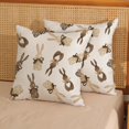 thumbnail image 2 of Easter Pillow Covers 18x18 Inch Set of 2, Polka Dot Love Heart Bunny Decor Throw Pillows Farmhouse Spring Easter Decorations Rabbit Pillowcase Square Linen Outdoor Cushion Case for Couch Home, 2 of 6