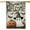-, variant on SM-XLHN Halloween House Flag 28x40 Inch Double Sided Outside, Jack-o''-lantern Ghost Welcome Yard Outdoor Flag