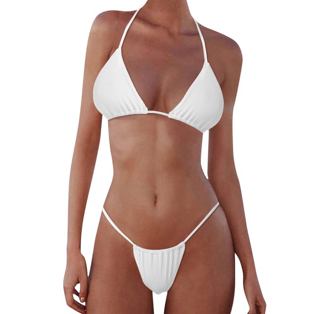 MKLEKYY Traje De Baño Mujer Natacion Women Bandeau Bandage Bikini Set Push Up Brazilian Swimwear Beachwear Swimsuit