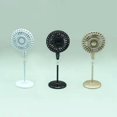 thumbnail image 4 of Juguete de Muebles de 1:12 Zulema Ventilador de Pedestal de Piso blanco Abanico en miniatura, 4 of 5