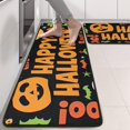 thumbnail image 2 of Kitchen Rugs Sets Of 2,Halloween Festive Text Pattern Anti Fatigue Kitchen Mat Rugs Non Slip Washable,Decorative Kitchen Floor Mats for Kitchen,Sink,Laundry,17"x47"+17"x47", 2 of 5