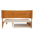 thumbnail image 5 of Pemberly Row Queen Solid Wood Platform Bed with Trundle in Light Toffee, 5 of 13