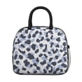 thumbnail image 2 of Womens Blue and Dark Blue Leopard Pattern Lunch Box for Work,Insulated Lunch Bag for Women,Loncheras Para Mujer,Leakproof Adult Lunch Bag for Work,Beach,Travel,Picnic,Camping, 2 of 7