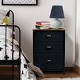 thumbnail image 4 of Sorbus  Nightstand with Top Shelf and 3 Drawers - Wood Farmhouse Décor Style, 4 of 5