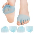thumbnail image 4 of Joernso 4 Pairs Silicone Toe Separators for Women Soft Toe Separators for Overlapping Toes Foot Corrector Overlapping Toes Straightener, 4 of 8