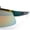 Green Frame - Orange Mirror Lens, variant on SA106 Semi Rimless Sport Sunglasses UV400 Lightweight Performance Eyewear Green Frame - Orange Mirror Lens