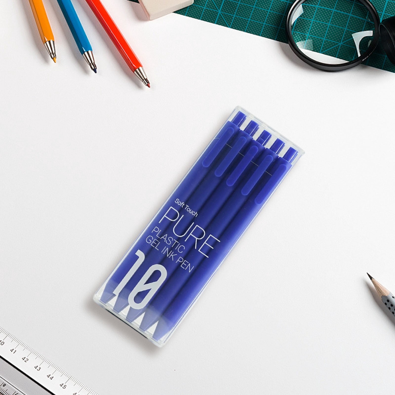 Gel Pens, 0.5mm Fine Point Pen, Assorted Color Retractable Gel Pen, Quick Drying Smooth Writing Pen, Leak Proof Ink Pen for Coloring Doodling Drawing Scrapbooking Office Daily Writing Use