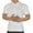 White Athletic T-Shirts for Men, variant on HOOMEUMY Men's Summer Wrinkle-resistant V-Neck T-Shirts Short Sleeve Slim Fit Quick Dry Solid Color Athletic Tee Tops White M