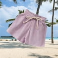 thumbnail image 2 of ibuvkizy Shorts for Girls Casual Summer Short Pants,1-10 Years Shorts Girls Wear Summer Thin Loose Children's Girls Big Childrens Summer Clothes,Baby Girl Clothes,Baby Gifts, 2 of 6