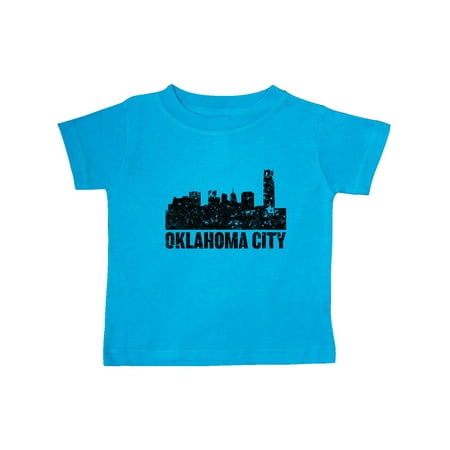 

Inktastic Oklahoma City Skyline Grunge Gift Baby Boy or Baby Girl T-Shirt