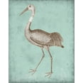 thumbnail image 2 of Vision Studio 26x32 White Modern Wood Framed Museum Art Print Titled - Sepia and Spa Heron IV, 2 of 4