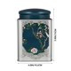 thumbnail image 2 of Tinplate Tea Tin Square Loose Tea Storage Container Practical Tea Canister, 2 of 3