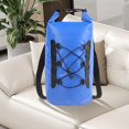 thumbnail image 4 of Backpack for Men PVC Waterproof Outdoor Swim Beach Gear Organizer Carry Pouch B One Size, 4 of 4