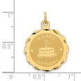 thumbnail image 2 of 14k Yellow Gold Happy Birthday Charm, 2 of 3