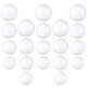 thumbnail image 4 of 40 Uds. De bolas rellenables de plástico transparente para manualidades, adornos, bolas de Navidad para decoración artesanal, 4 of 6