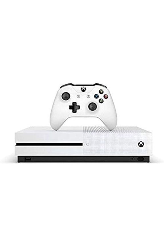 Restored Microsoft Xbox One S 500GB Gaming Console, Blu-ray Player, White, 1, 1, 1