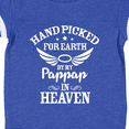 thumbnail image 4 of Inktastic Handpicked for Earth by My Pappap in Heaven with Angel Wings Boys or Girls Baby Bodysuit, 4 of 5