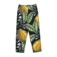 thumbnail image 4 of Balery Citrus Fruits Elegant Lemons print Women's Pajama Pants,Ultra Lightweight Pjs,Lounge Pant-XX-Large, 4 of 9