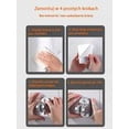 thumbnail image 5 of nipocaio 2 pcs，Door - word stickers. Shower, black, silver, 5 of 5