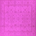 thumbnail image 1 of Ahgly Company Indoor Square Oriental Pink Traditional Area Rugs, 4' Square, 1 of 4
